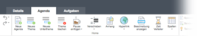 Ziel festlegen und Agenda erstellen